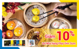 Nhà Hàng Play Dim Sum giảm đến 10% cho chủ thẻ Nam Á Bank